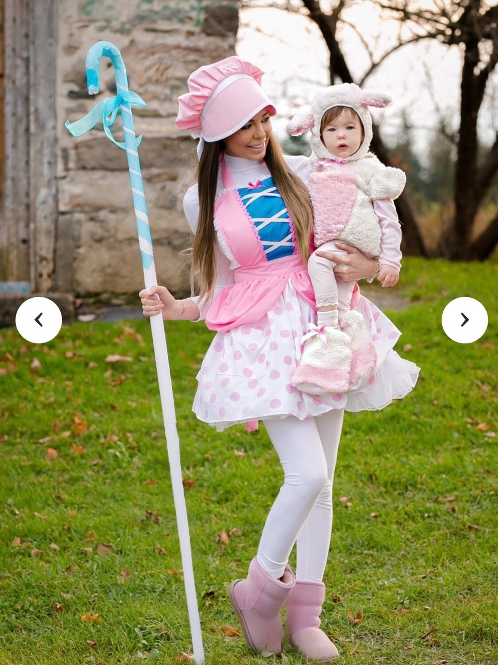 Hand Crafted Disney Bo peep apron  one size fits all